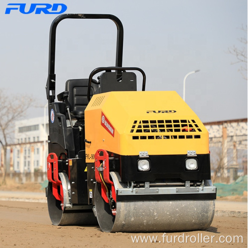 2000kg Static Tandem Road Rollers with Double Drum